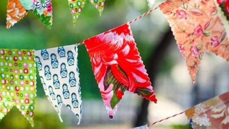 Tutorial do Clube de Costura ensina a transformar retalhos em decoração junina