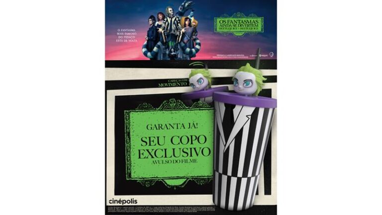 Cinépolis Anuncia Combo Exclusivo De “Os Fantasmas Ainda Se Divertem”, Com Copo Temático