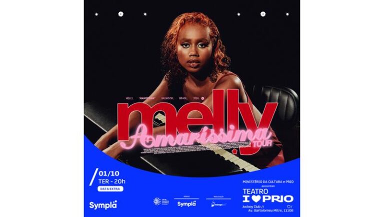 Melly esgota show no Rio de Janeiro e ganha nova data no Teatro I Love PRIO