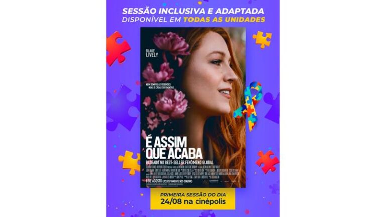 “É Assim Que Acaba” terá sessões adaptadas para adultos com autismo