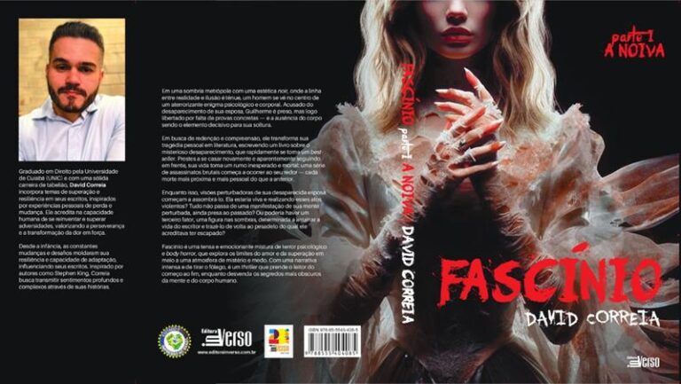 David Correia lança “Fascínio”, sua primeira obra na Bienal do Livro de São Paulo