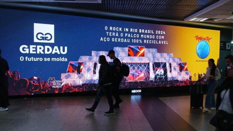 Campanha multicanal da Gerdau leva a história da reciclagem para o Rock in Rio Brasil 2024