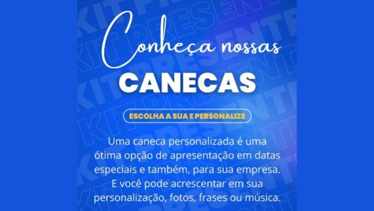 Canecas Personalizadas da Kit Presentes – Um Toque Especial em Cada Gole