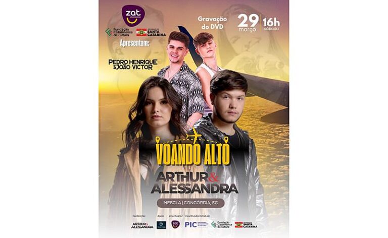 Arthur e Alessandra anunciaram a dupla Pedro Henrique e João Victor como participação em DVD
