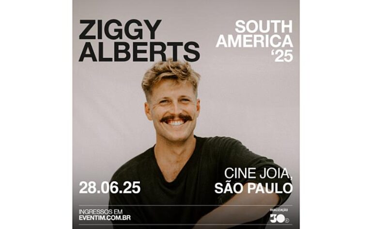 Ziggy Alberts coloca o Brasil na rota de sua nova turnê mundial, New Love Tour