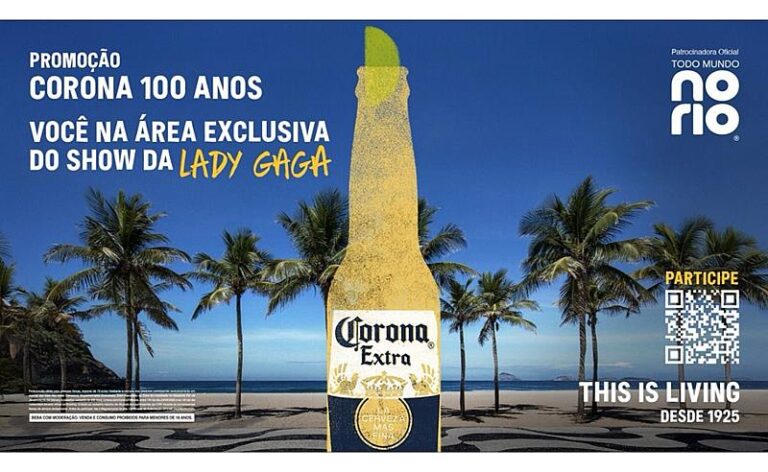 Fãs de Lady Gaga terão chance de assistir ao show em Copacabana na área exclusiva de Corona, patrocinadora master do evento