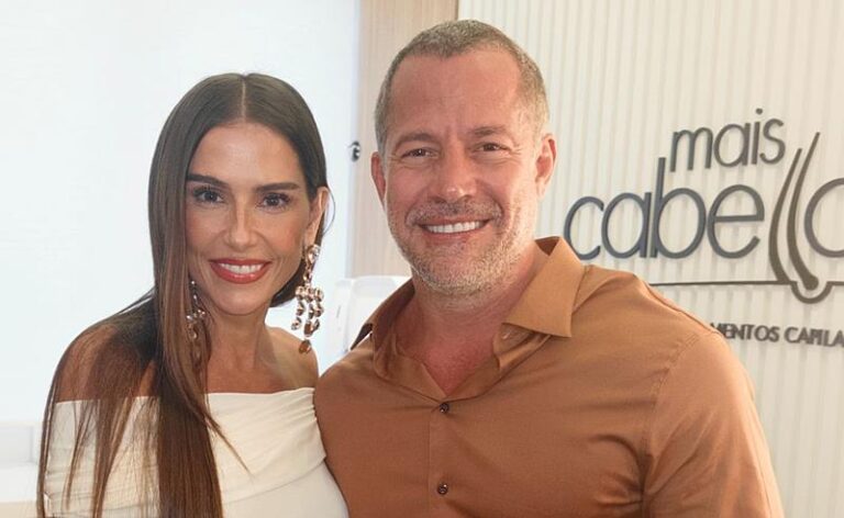 Malvino Salvador e Deborah Secco inauguram unidade da “Mais Cabello” em Foz do Iguaçu