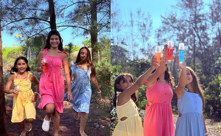 Besties, sol e muito perfume no ar!