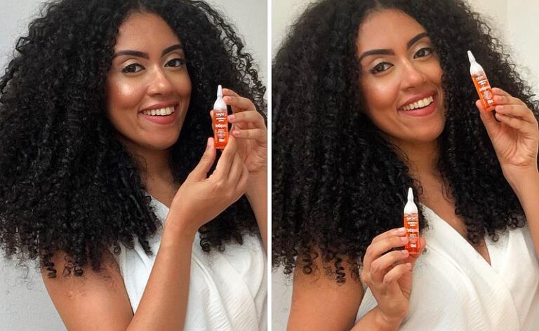 Força e crescimento: Naty Barros aposta na Ampola Antiqueda Skafe Cosméticos para fios mais fortes e saudáveis
