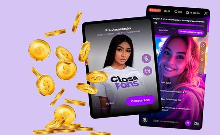 Primeira plataforma com live híbrida: Close Fans dá poder aos criadores para decidir quem assiste!