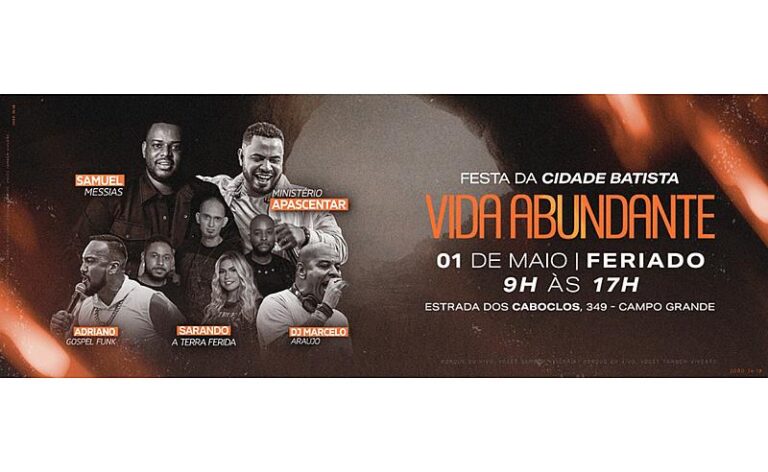 Cidade Batista promove sua tradicional festa no feriado de 1º de Maio