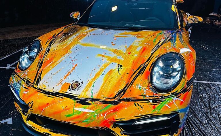 Cactus Gaming traz Porsche grafitada pelo artista Sancler “Graffiti” ao estande da Bis Sigma 2025