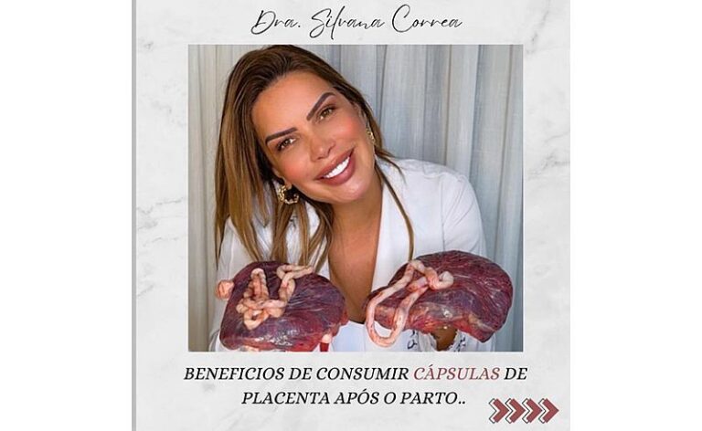Dra. Silvana Corrêa destaca os benefícios de consumir cápsulas de placenta após o parto