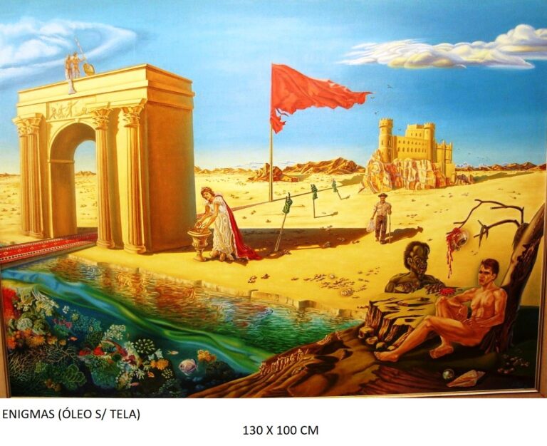 Pintor surrealista expõe no Palácio Tiradentes