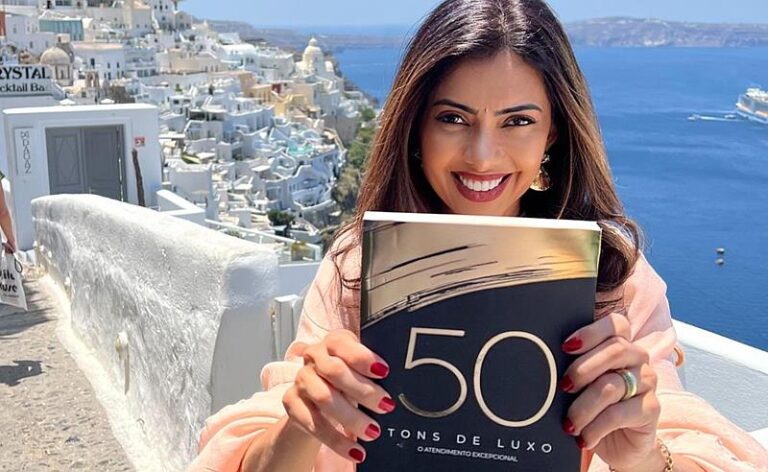 Santorini, Engenharia e 50 Tons de Luxo: Sophia Martins é convidada pela Lamda Developer para imersão internacional sobre construção inteligente e liderança feminina