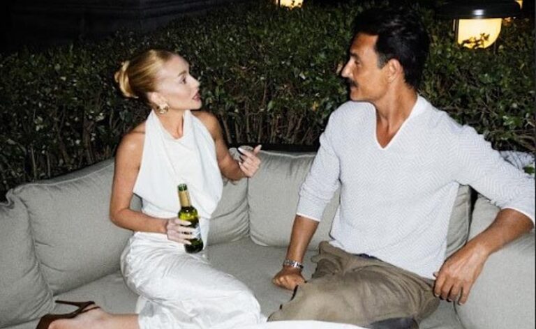 Rodrigo Santoro e Marina Ruy Barbosa promovem estreia de Stella Pure Gold em Roland-Garros