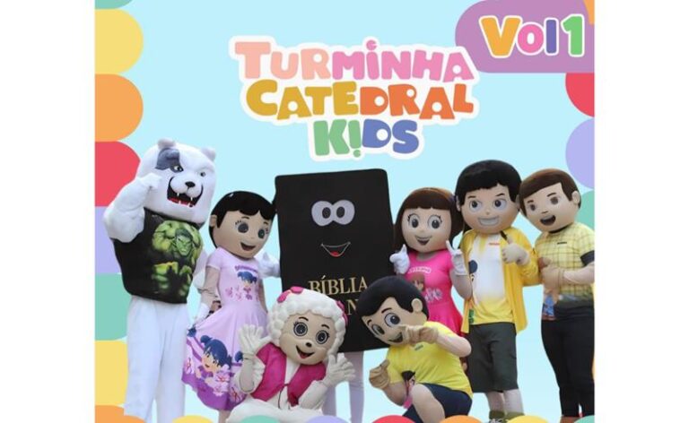Turminha Catedral Kids estreia primeiro álbum com mensagens bíblicas para crianças