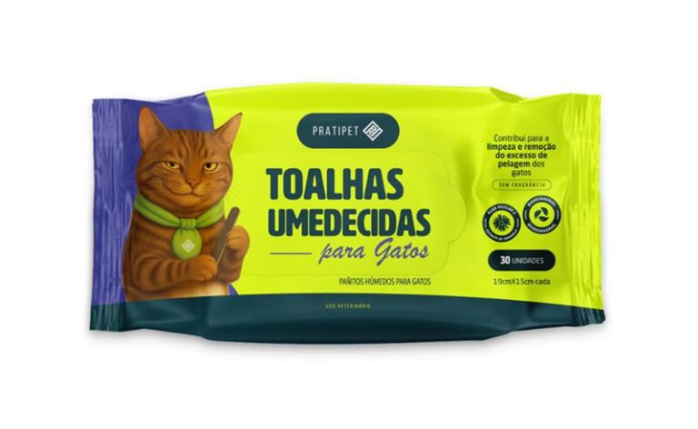 Pratipet inova na higiene pet com toalhas umedecidas com proteção solar e linha de cuidados exclusivos para gatos
