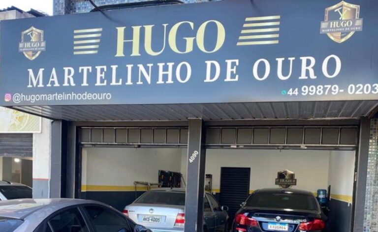 Hugo Martelinho de Ouro em Maringá PR: excelência em reparos automotivos sem pintura