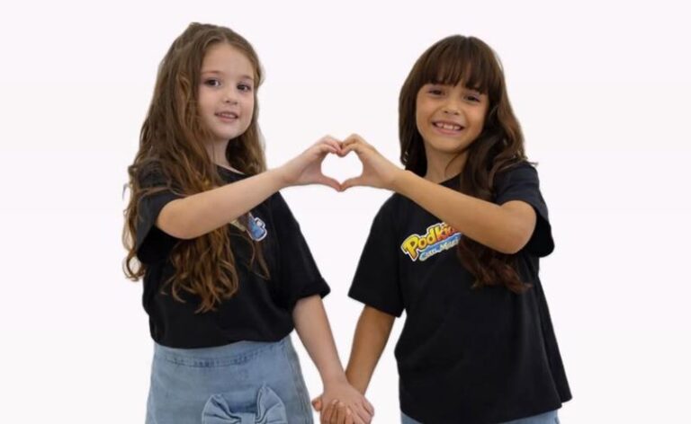 PodKids Beach: como a ideia do podcast infantil criado por Maria Vitoria Porto e Luísa Falconi Schutz nasceu em Balneário Camboriú