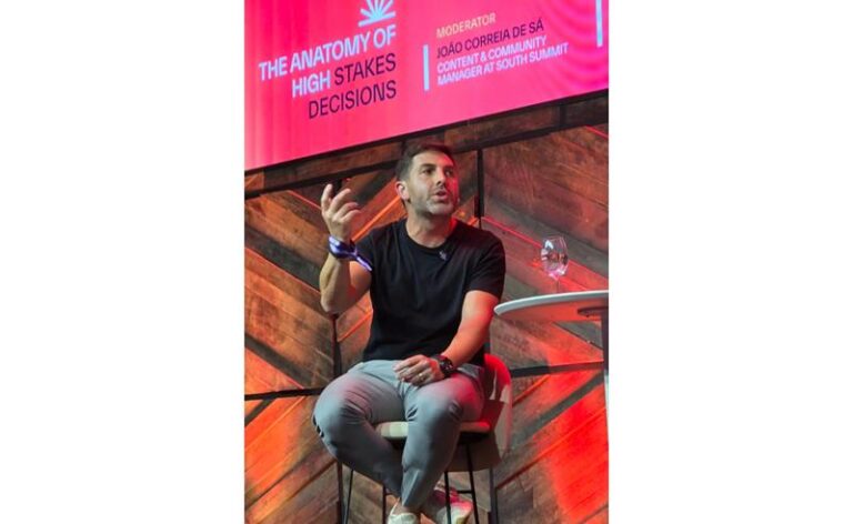 Eduardo Bitello destaca a complexidade das decisões de alto risco no South Summit Brazil