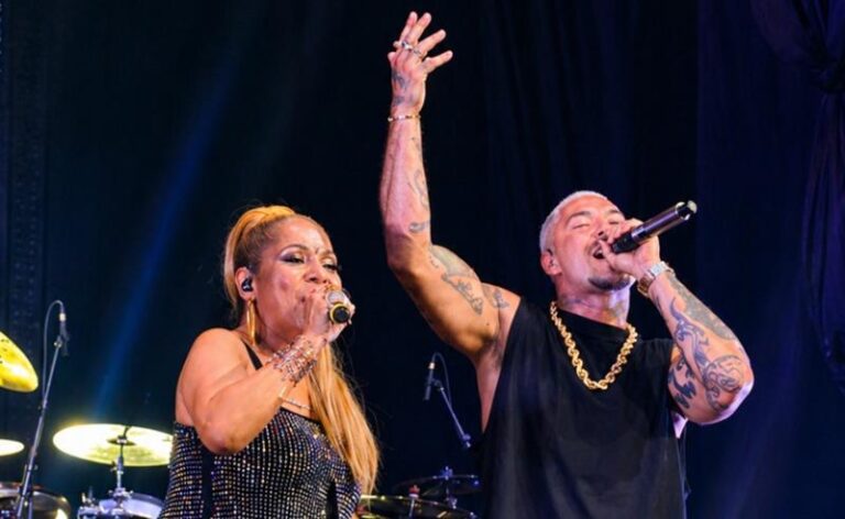 Lady Zu é ovacionada ao reviver clássico em show de Filipe Ret no Espaço Unimed