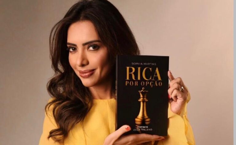 Lançamento de “Rica por Opção”, de Sophia Martins, chega ao Brasil com estreia nacional em Balneário Camboriú