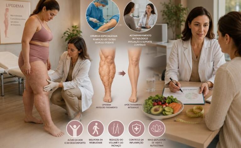 Tratamento do lipedema avança com integração entre cirurgia especializada e acompanhamento nutrológico