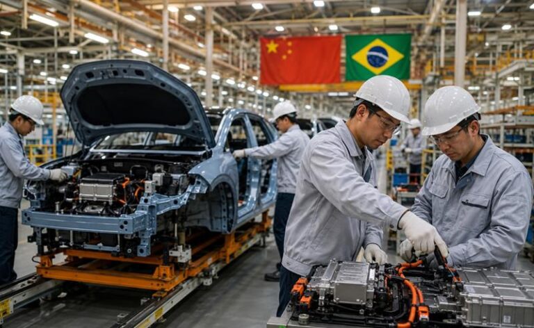 Montadoras chinesas trazem milhares de trabalhadores ao Brasil e reacendem debate sobre empregos, tecnologia e indústria nacional