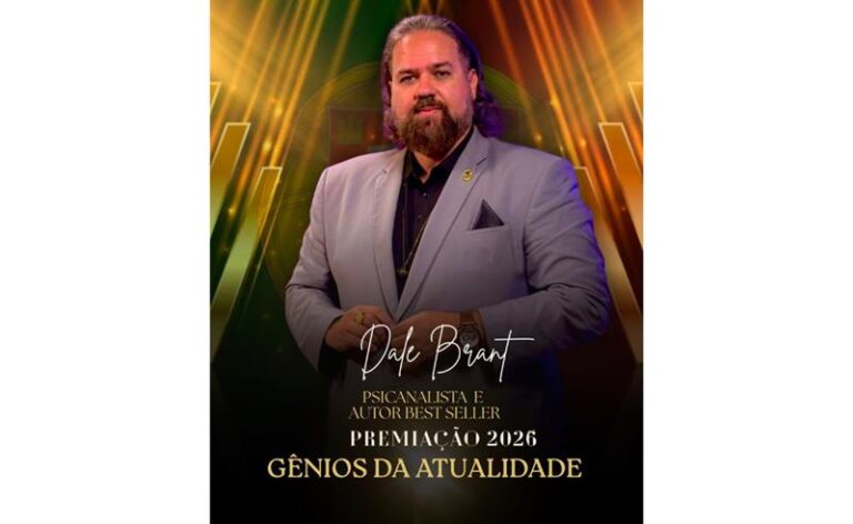 Dale Brant confirma Autor best-seller, conferencista internacional