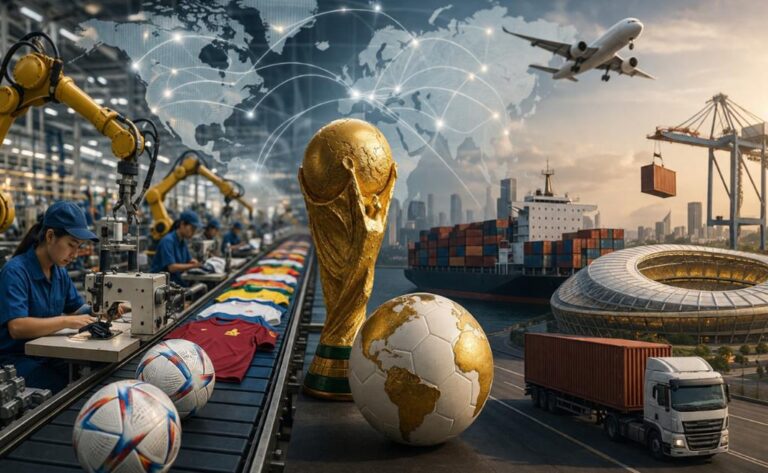 A Copa começa nas fábricas: o papel do comércio internacional por trás do maior evento esportivo do mundo