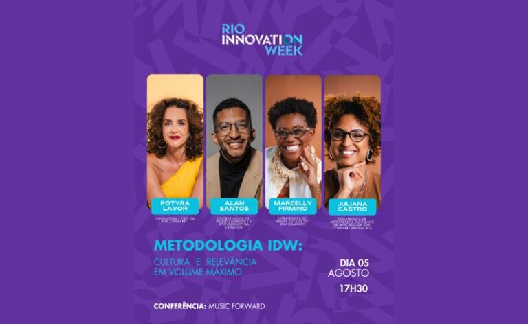 IDW Company no Rio Innovation Week 2026: empresa compartilha metodologia de inteligência cultural no Music Forward