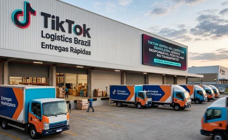 Tiktok cria transportadora no Brasil: quando a plataforma controla a Logística, quem responde pelo risco da operação