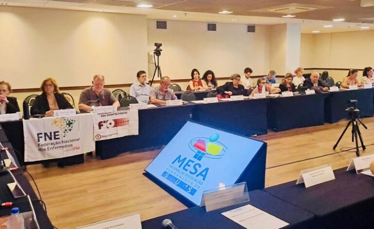 FNE rechaça veto da CNSaúde à Carta Aberta contra a “pejotização” na 101ª Reunião da Mesa Nacional do SUS