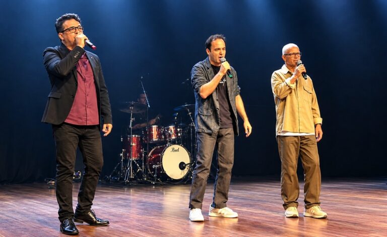 Com sucesso de bilheteria e casa cheia, Roberto Dom, Edu Silvera e Claudinho Maciel reúnem público em noite de música gospel no Rio
